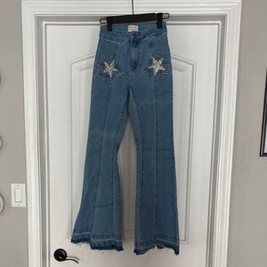 Sparkling Star Bell Bottoms